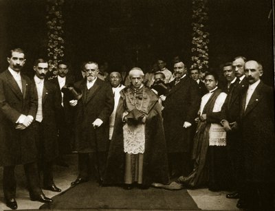 Archbishop Mora y del Rio by Agustin Victor Casasola